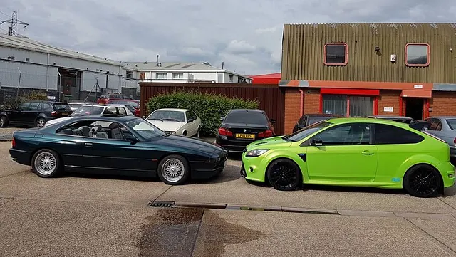 A range of customer cars